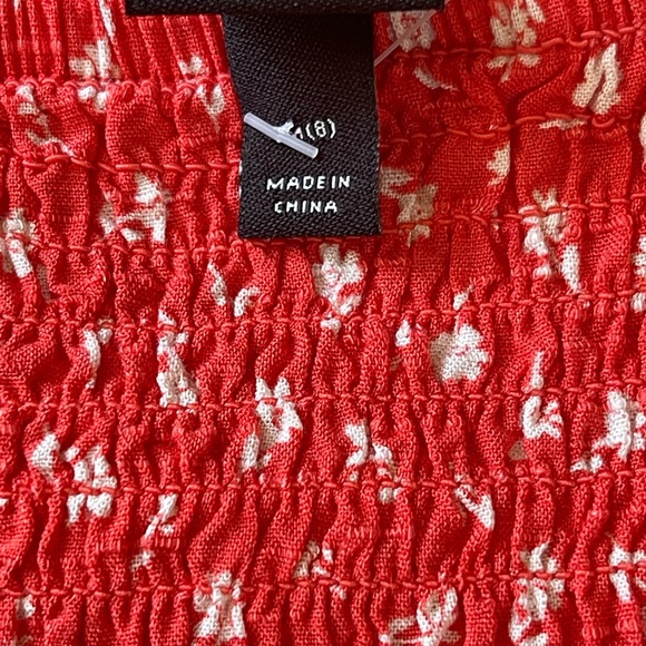 art class Red Floral Kids Shorts - Picture 2 of 2